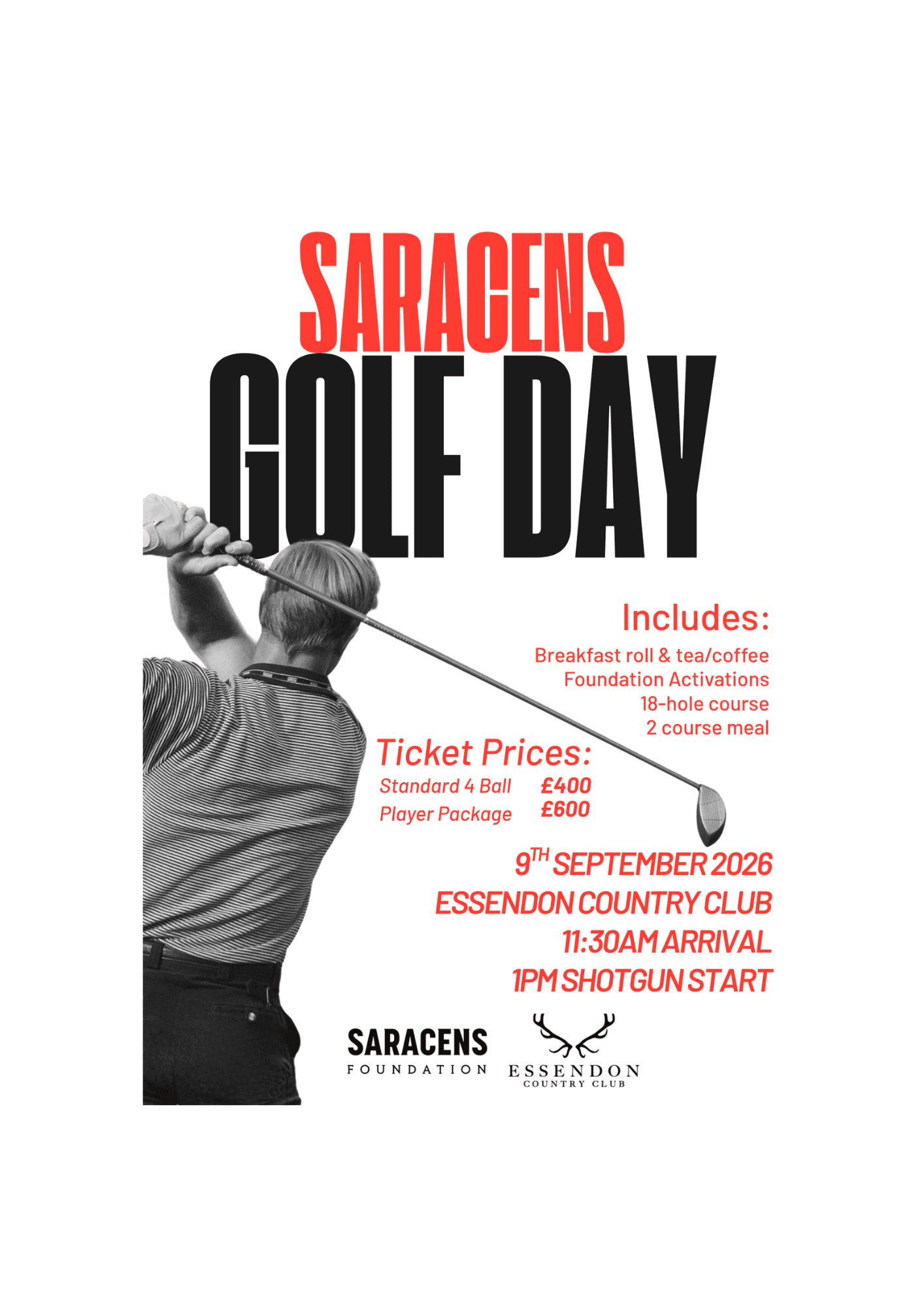 Saracens Charity Golf Day